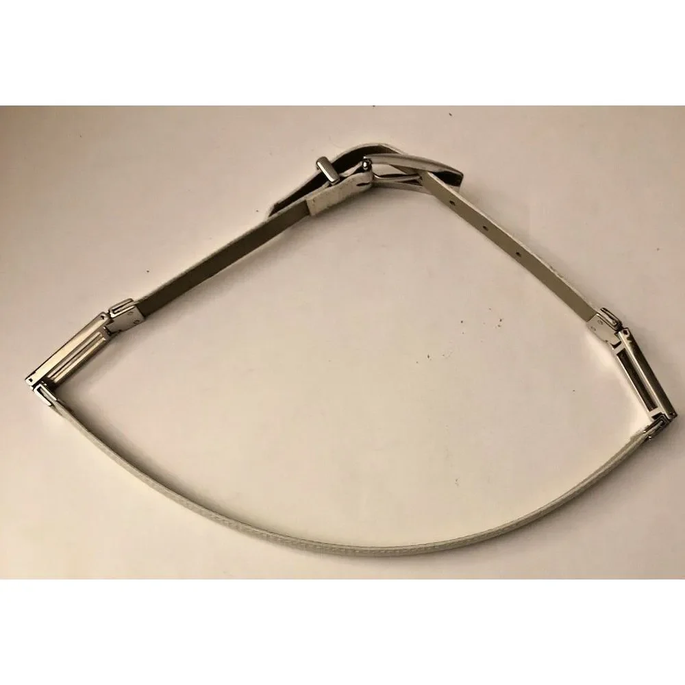 Cache white leather